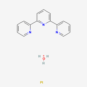 molecular formula C15H14N3OPt+ B12311511 Platinum(II)(2,2 