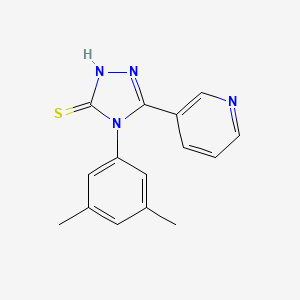 4-(3,5-dimethylphenyl)-5-(pyridin-3-yl)-4H-1,2,4-triazole-3-thiol