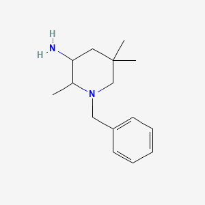 rac-(2R,3S)-1-benzyl-2,5,5-trimethylpiperidin-3-amine, trans