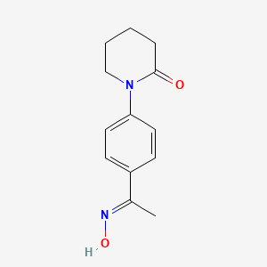 1-{4-[1-(Hydroxyimino)ethyl]phenyl}piperidin-2-one