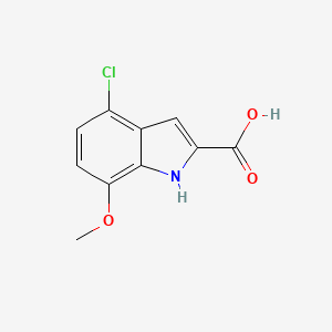 4-Chloro-7-methoxy-1H-indole-2-carboxylic acid