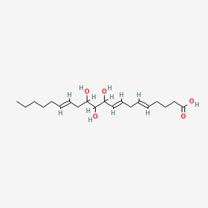 molecular formula C20H34O5 B1231164 10,11,12-Trihydroxyeicosatrienoic acid CAS No. 85589-25-9