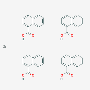 molecular formula C44H32O8Zr B12311683 naphthalene-1-carboxylic acid;zirconium 