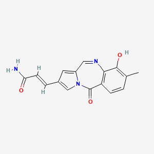 molecular formula C16H13N3O3 B1231169 1,11a-Didehydroanhydroanthramycin CAS No. 77165-77-6