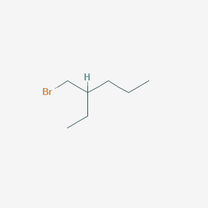 molecular formula C7H15Br B12311707 3-(Bromomethyl)hexane 