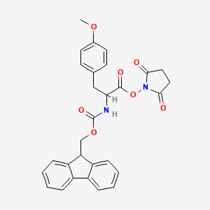 2,5-Dioxopyrrolidin-1-yl (S)-2-((((9H-fluoren-9-yl)methoxy)carbonyl)amino)-3-(4-methoxyphenyl)propanoate