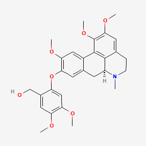 molecular formula C29H33NO7 B1231178 Hernandalinol CAS No. 62874-90-2