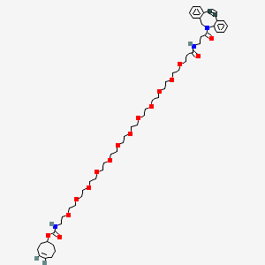 molecular formula C54H81N3O16 B12311789 Tco-peg12-dbco 