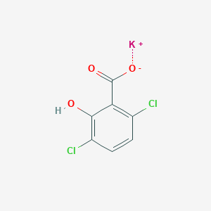 molecular formula C7H3Cl2KO3 B12311798 3,6-Dichloro-2-hydroxybenzoic Acid Potassium Salt 