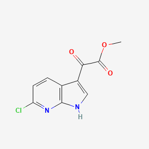 methyl 2-(6-chloro-1H-pyrrolo[2,3-b]pyridin-3-yl)-2-oxoacetate