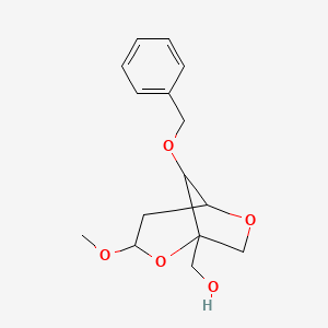 (1s,3s,4r,8s)-8-Benzyloxy-1-hydroxymethyl-3-methoxy-2,6-dioxabicyclo[3,2,1]octane