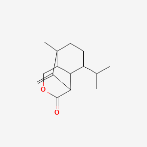 1-Methyl-2-methylidene-9-propan-2-yl-5-oxatricyclo[5.4.0.03,8]undecan-4-one