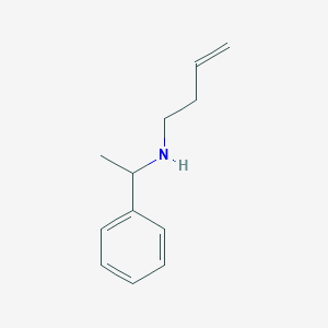 molecular formula C12H17N B12311883 N-(1-phenylethyl)but-3-en-1-amine 