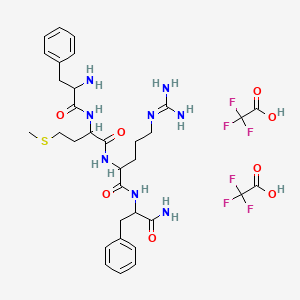 molecular formula C33H44F6N8O8S B12311887 H-DL-Phe-DL-Met-DL-Arg-DL-Phe-NH2.2TFA 