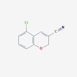 molecular formula C10H6ClNO B12311904 5-chloro-2H-chromene-3-carbonitrile 