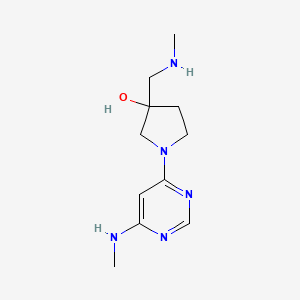 3-((Methylamino)methyl)-1-(6-(methylamino)pyrimidin-4-yl)pyrrolidin-3-ol