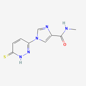 N-Methyl-1-(6-sulfanylpyridazin-3-yl)-1H-imidazole-4-carboxamide