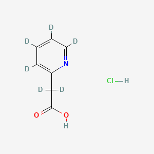 2-Pyridylacetic Acid-d6 Hydrochloride (d5 Major)