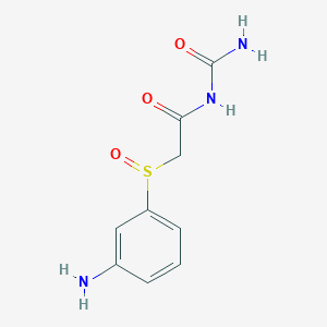 [2-(3-Aminobenzenesulfinyl)acetyl]urea