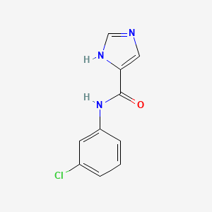 N-(3-chlorophenyl)-1H-imidazole-5-carboxamide