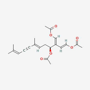 molecular formula C21H26O6 B1231210 Caulerpenyne CAS No. 70000-22-5