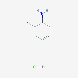 rac-(1R,6R)-6-methylcyclohex-3-en-1-amine hydrochloride, trans