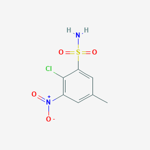 2-Chloro-5-methyl-3-nitrobenzenesulfonamide