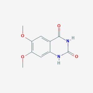 molecular formula C10H10N2O4 B123122 6,7-二甲氧基喹唑啉-2,4(1H,3H)-二酮 CAS No. 28888-44-0