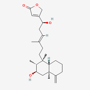 molecular formula C25H38O4 B1231220 Thorectandrol E 