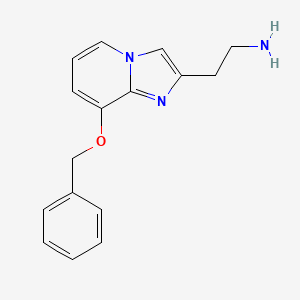 2-[8-(Benzyloxy)imidazo[1,2-a]pyridin-2-yl]ethan-1-amine