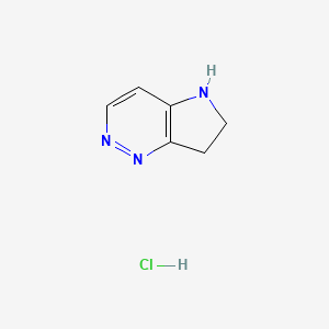 5H,6H,7H-pyrrolo[3,2-c]pyridazine hydrochloride