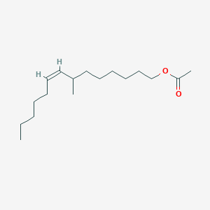 molecular formula C17H32O2 B1231224 7-Methyl-Z-tetradecen-1-ol acetate 