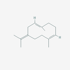 molecular formula C15H24 B1231226 (1Z,4E)-紫罗迷烯 B 