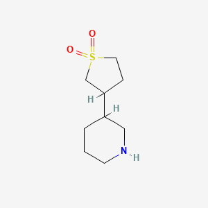 3-(Piperidin-3-yl)-1lambda6-thiolane-1,1-dione