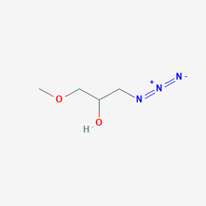 molecular formula C4H9N3O2 B12312275 1-Azido-3-methoxypropan-2-ol CAS No. 168431-71-8