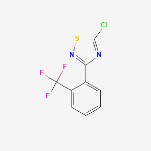 5-Chloro-3-[2-(trifluoromethyl)phenyl]-1,2,4-thiadiazole