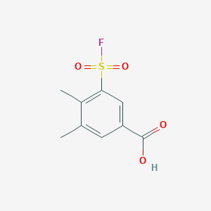 3-(Fluorosulfonyl)-4,5-dimethylbenzoic acid