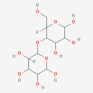 6-[2-Fluoro-4,5,6-trihydroxy-2-(hydroxymethyl)oxan-3-yl]oxyoxane-2,3,4,5-tetrol