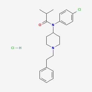 molecular formula C23H30Cl2N2O B12312307 Para-chloroisobutyryl fentanyl hydrochloride CAS No. 2306827-85-8