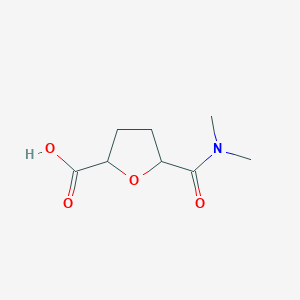 5-(Dimethylcarbamoyl)oxolane-2-carboxylic acid