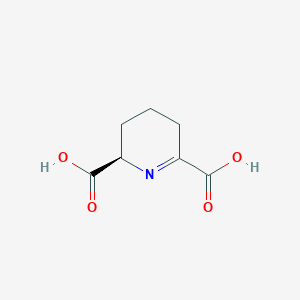 molecular formula C7H9NO4 B1231232 (R)-2,3,4,5-tetrahydrodipicolinic acid 