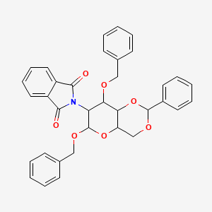 Benzyl 3-O-benzyl-4,6-O-benzylidene-2-deoxy-2-N-phthalamido-a-D-glucopyranoside