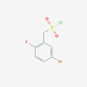 (5-Bromo-2-fluorophenyl)methanesulfonyl chloride