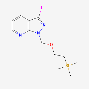 3-iodo-1-((2-(trimethylsilyl)ethoxy)methyl)-1H-pyrazolo[3,4-b]pyridine