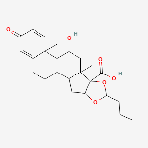 17alpha-Des-(2-hydroxyacetyl)budesonide 17alpha-Carboxylic Acid