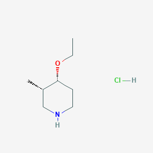 rac-(3R,4S)-4-ethoxy-3-methylpiperidine hydrochloride, cis