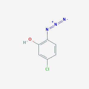 molecular formula C6H4ClN3O B12312408 2-Azido-5-chlorophenol 