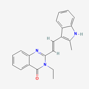 3-Ethyl-2-[2-(2-methyl-1H-indol-3-yl)-vinyl]-3H-quinazolin-4-one