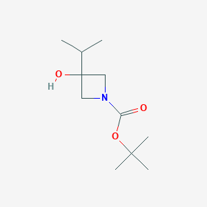 Tert-butyl 3-hydroxy-3-(propan-2-yl)azetidine-1-carboxylate