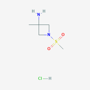 1-Methanesulfonyl-3-methylazetidin-3-amine hydrochloride